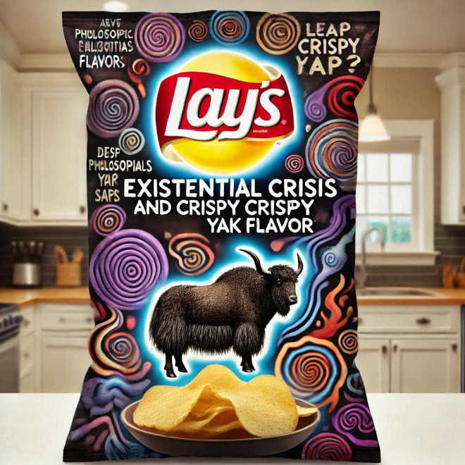 New Lay's flavor, created by AI.