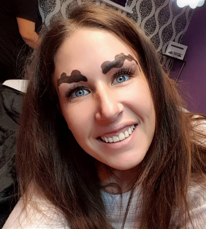 Weird make-up trend.