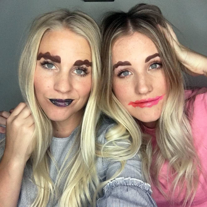 Weird make-up trend.