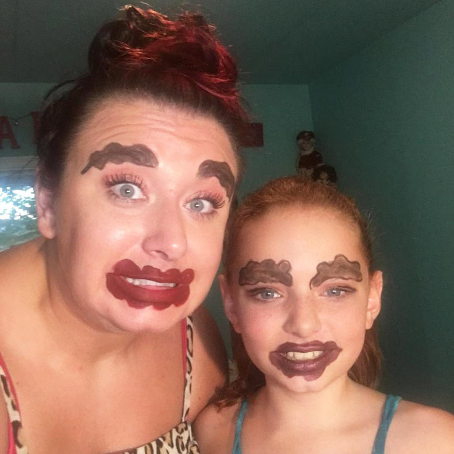 Weird make-up trend.