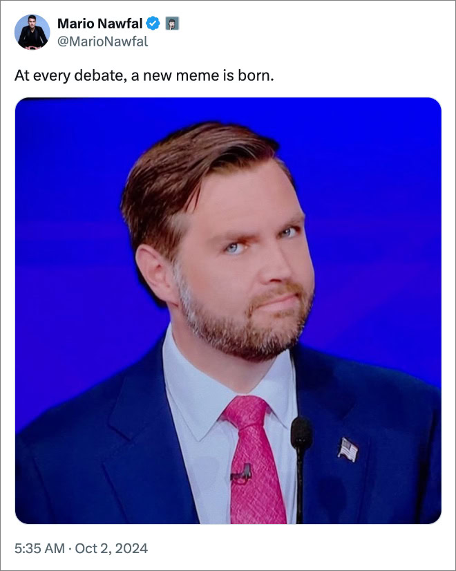 At every debate, a new meme is born.