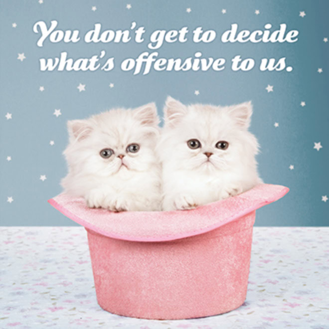 Social justice kittens.