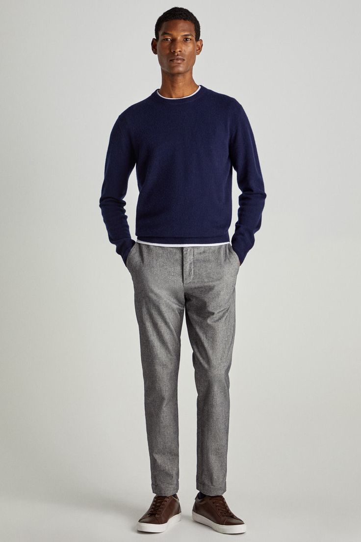 Navy Blue Sweater With Pants