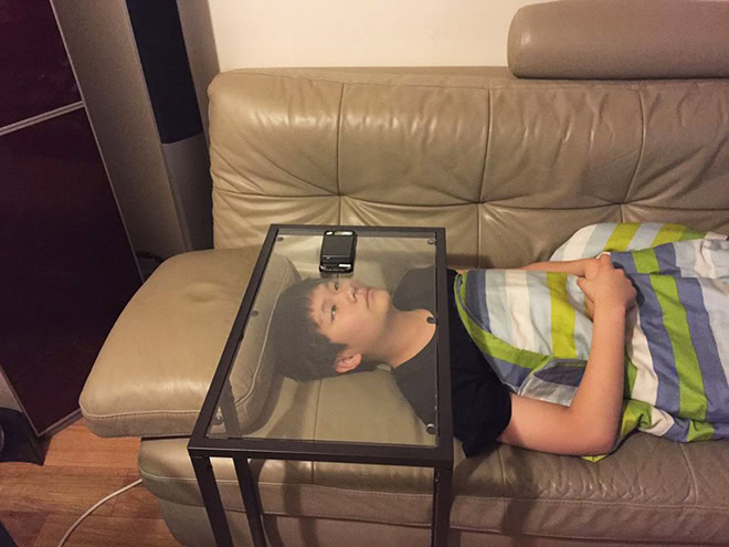 Taking laziness to the next level.