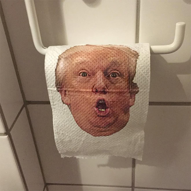 Trump toilet paper.