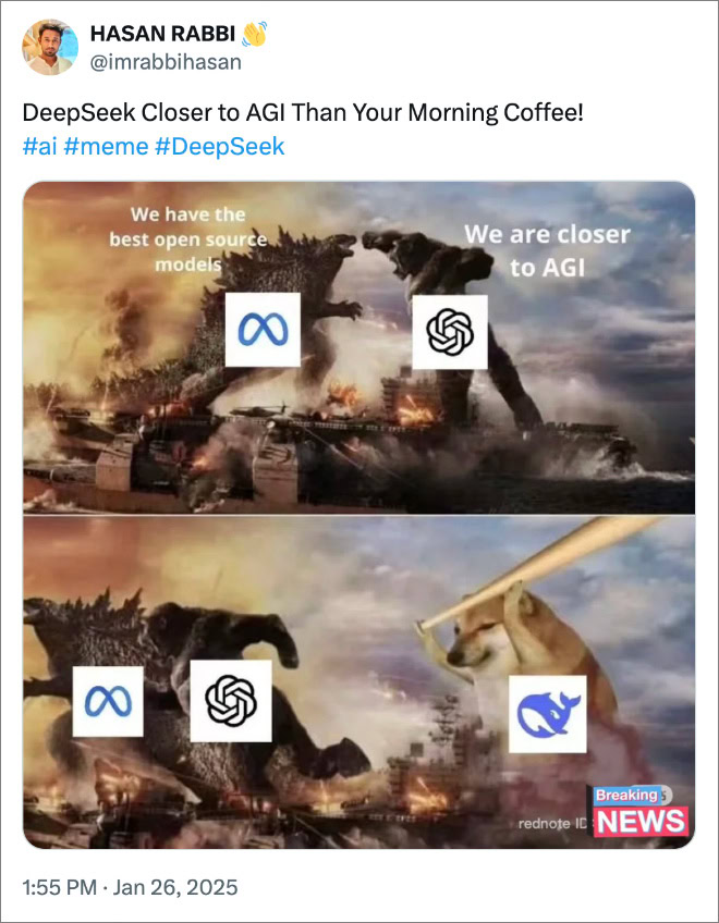 DeepSeek Closer to AGI Than Your Morning Coffee!