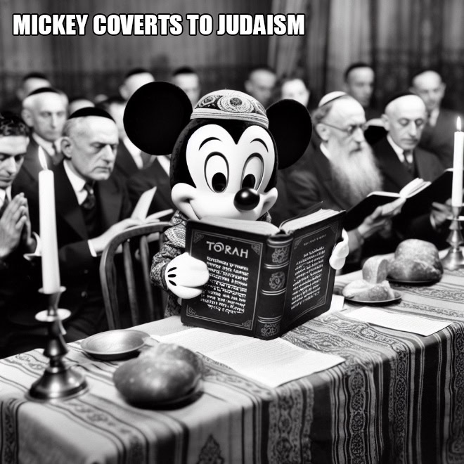 The secret life of Mickey Mouse, according to AI.