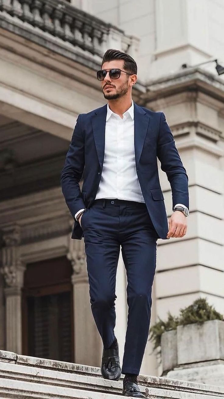 Navy Blue Suit