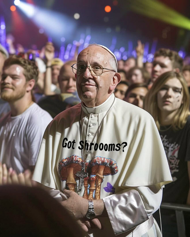 Pope Francis meme: the secret life of Pope.