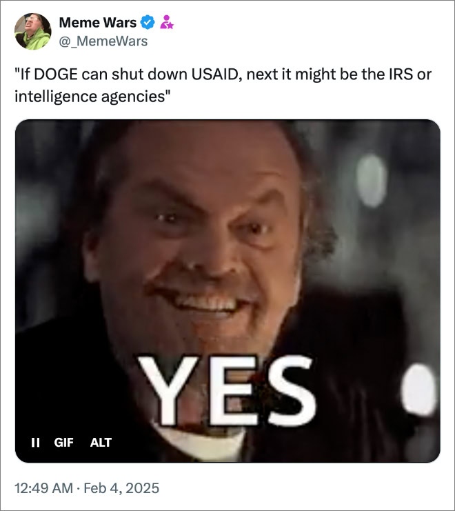 If DOGE can shut down USAID, next it might be the IRS or intelligence agencies