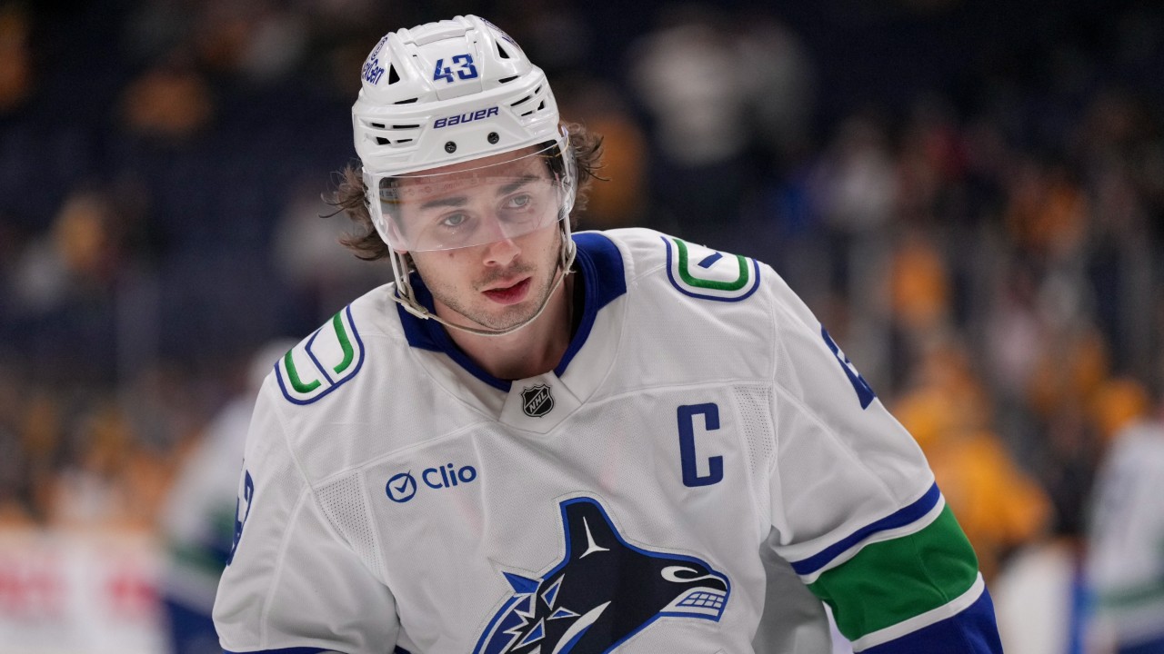 Canucks’ Quinn Hughes is a ‘good possibility’ to play vs. Flames