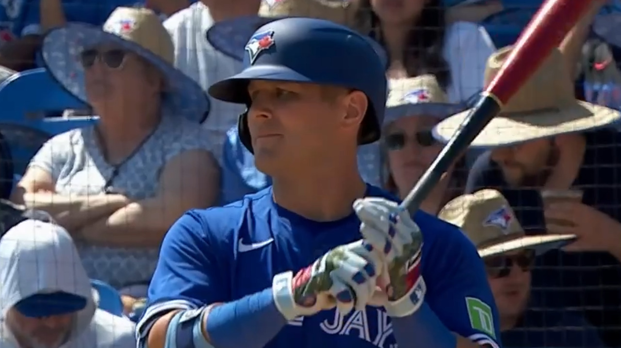 Blue Jays’ Varsho wins ABS challenge before crushing two-run shot