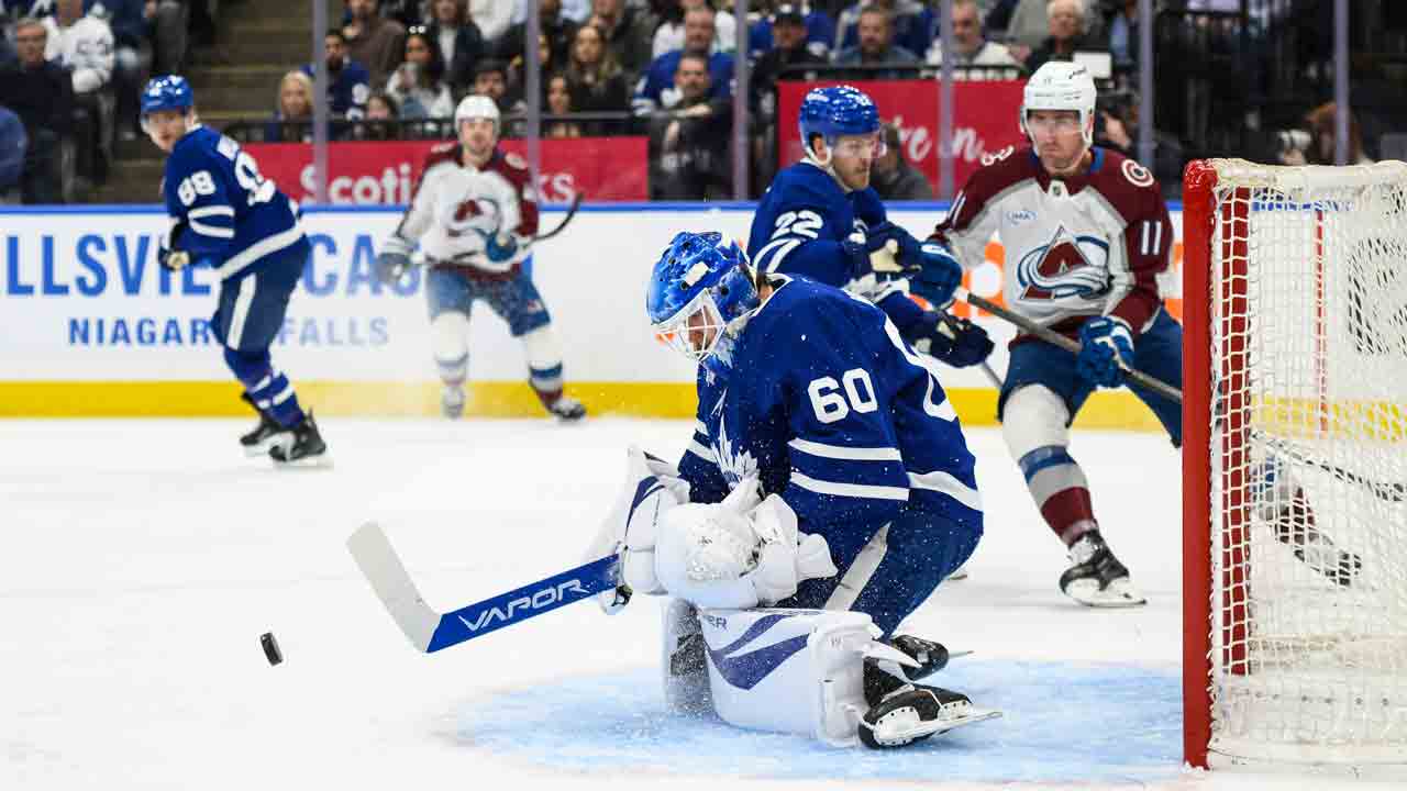 Wild bounces, steady Woll deliver Maple Leafs momentum-building win over Avalanche