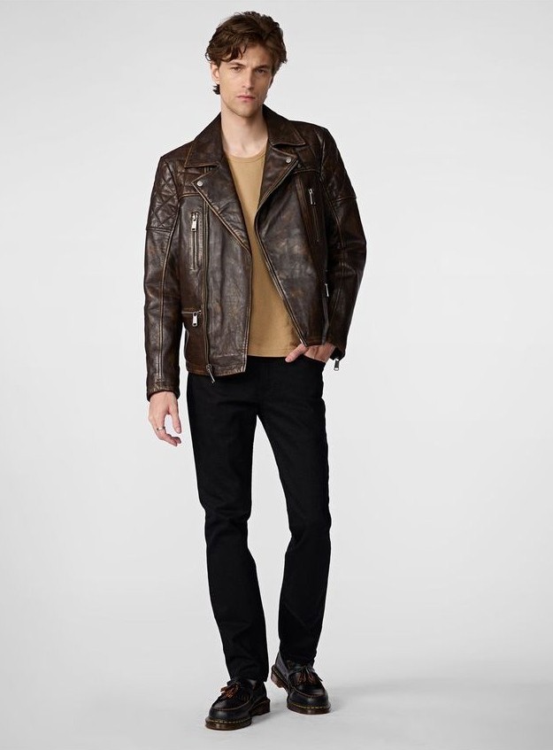 Deeper Brown Leather Jacket