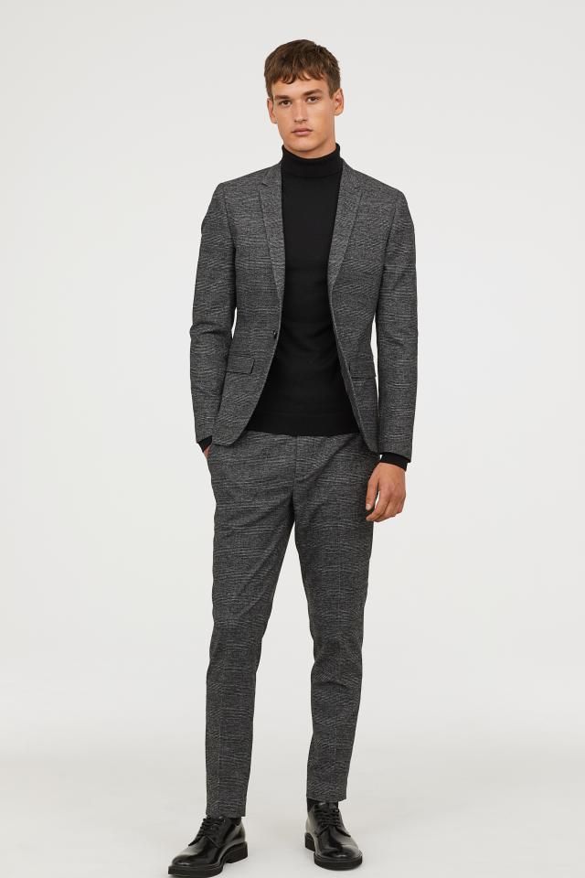 Wool Suit With Jacket and Pants