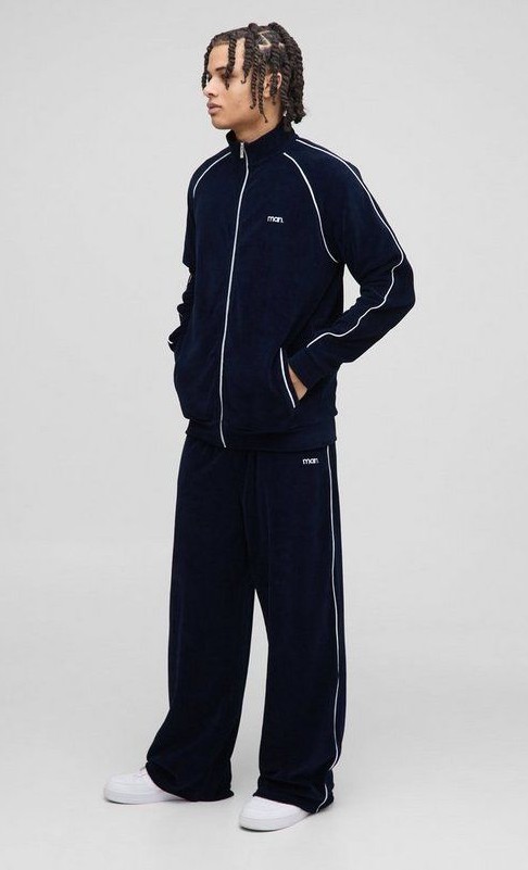 Zip-up Jackets Streetwear Sets