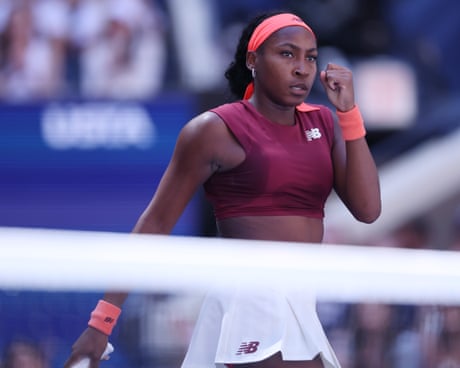 Coco Gauff settles serve and nerves to book Osaka clash in US Open last 16