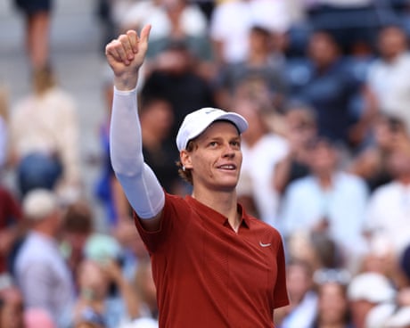 US Open tennis 2025: Sinner wins in four sets, Gauff and Osaka advance on day seven – live