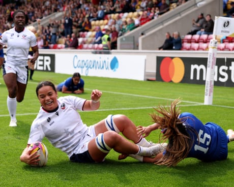 ‘Shout out to the girls’: US exit Rugby World Cup but young stars stoke hope for future