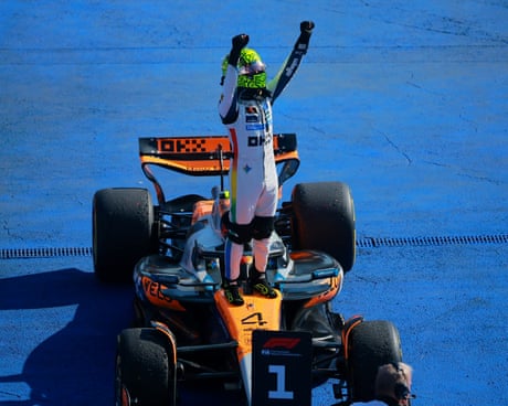 Mexico Grand Prix: Norris claims dominant win to lead drivers’ standings – as it happened