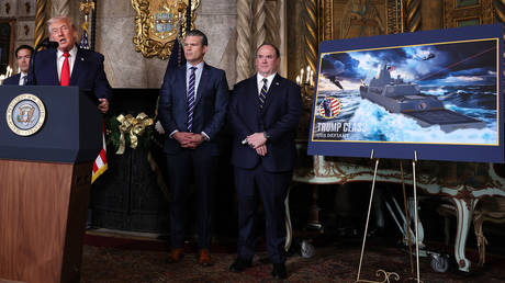 US Navy secretary abruptly ‘departing’ amid Iran blockade