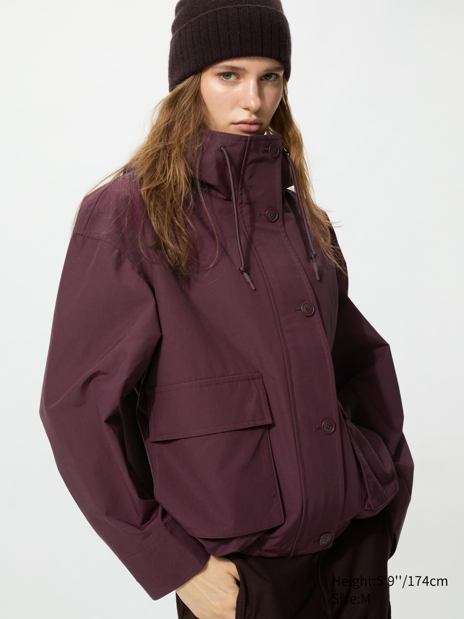 Utility Cotton Blend Parka