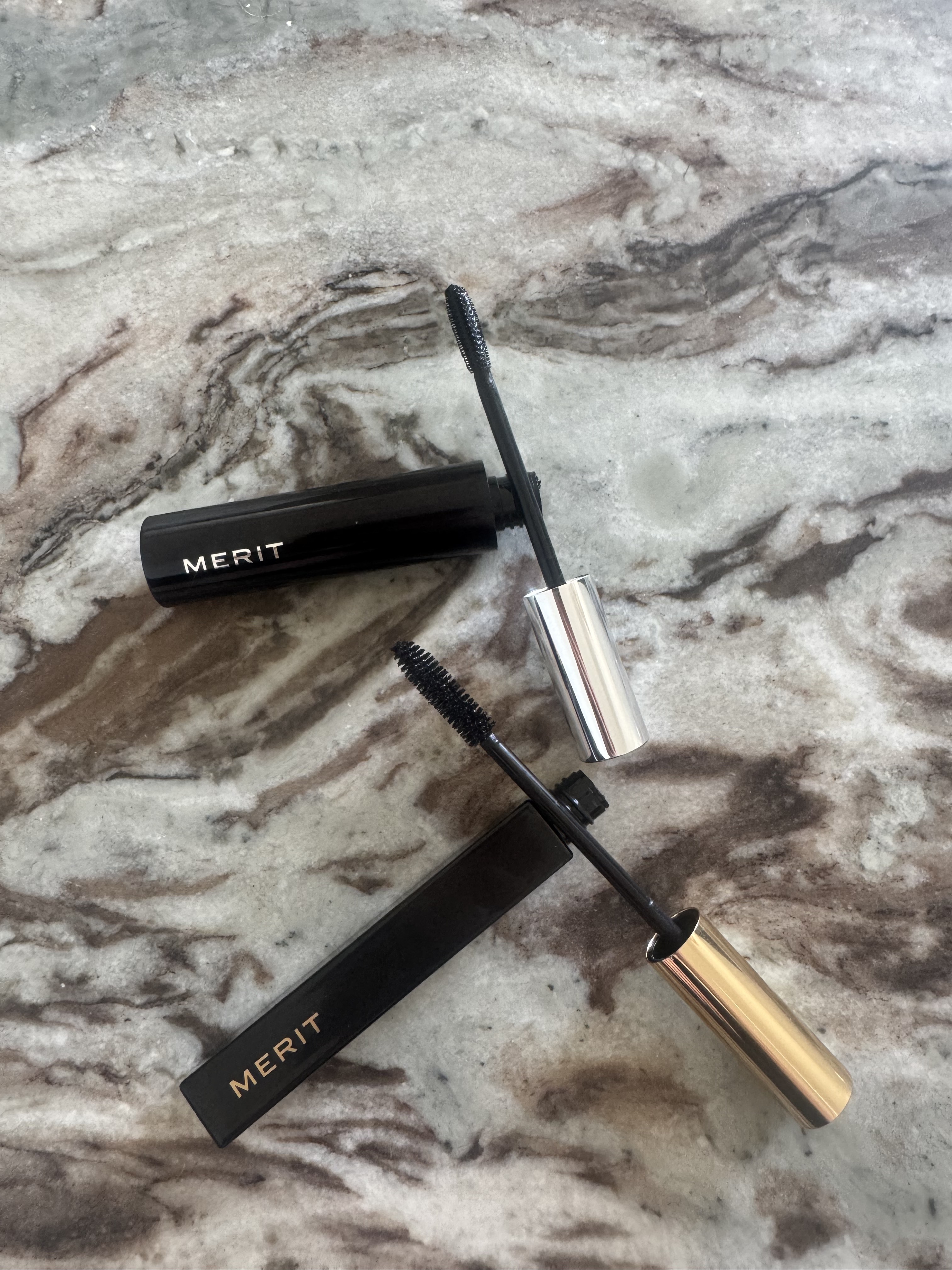 Merit Clean Lash vs Clean Volume mascaras