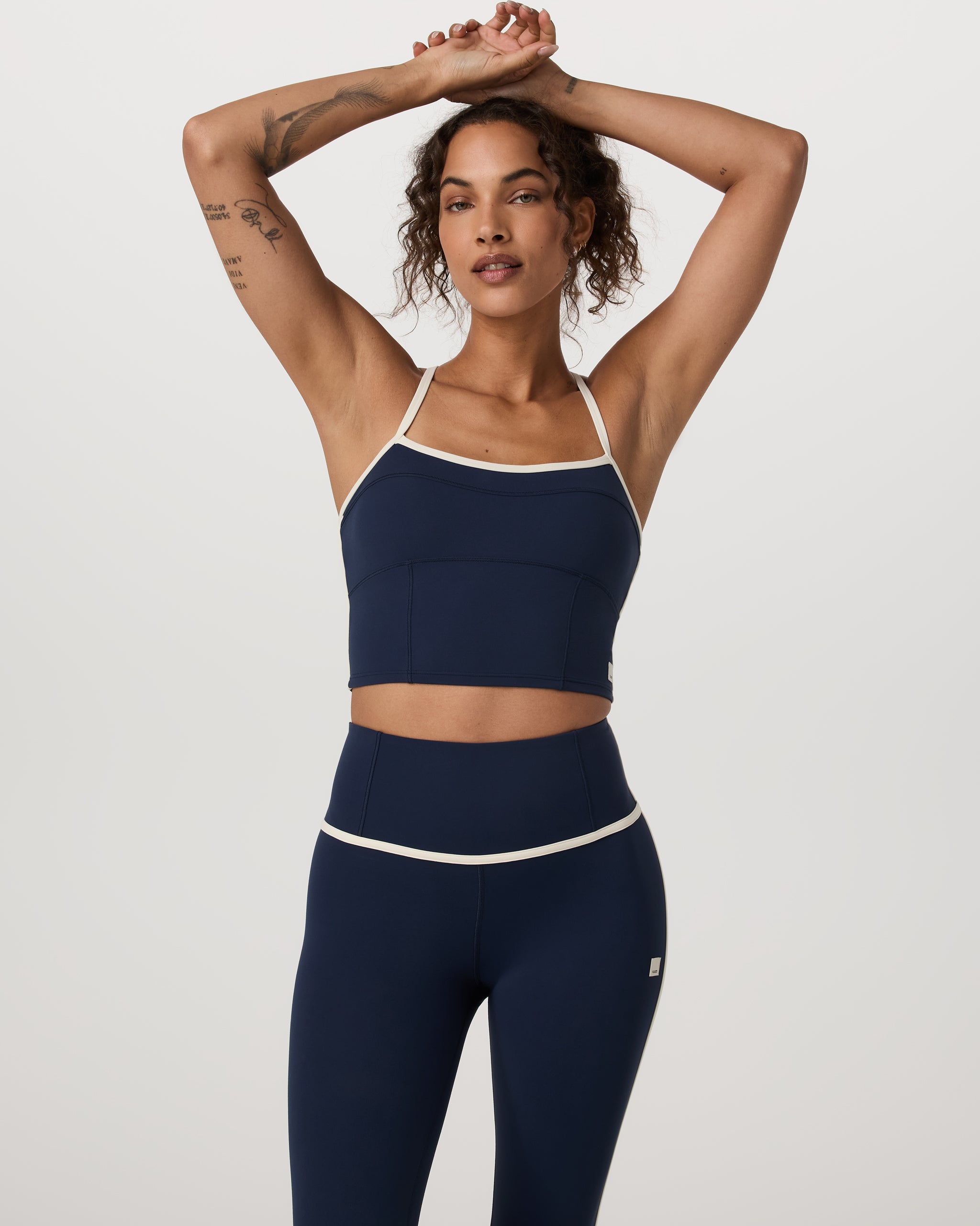Vuori Allthefeels&trade; Corset Tank - Blue Coast - Xxs
