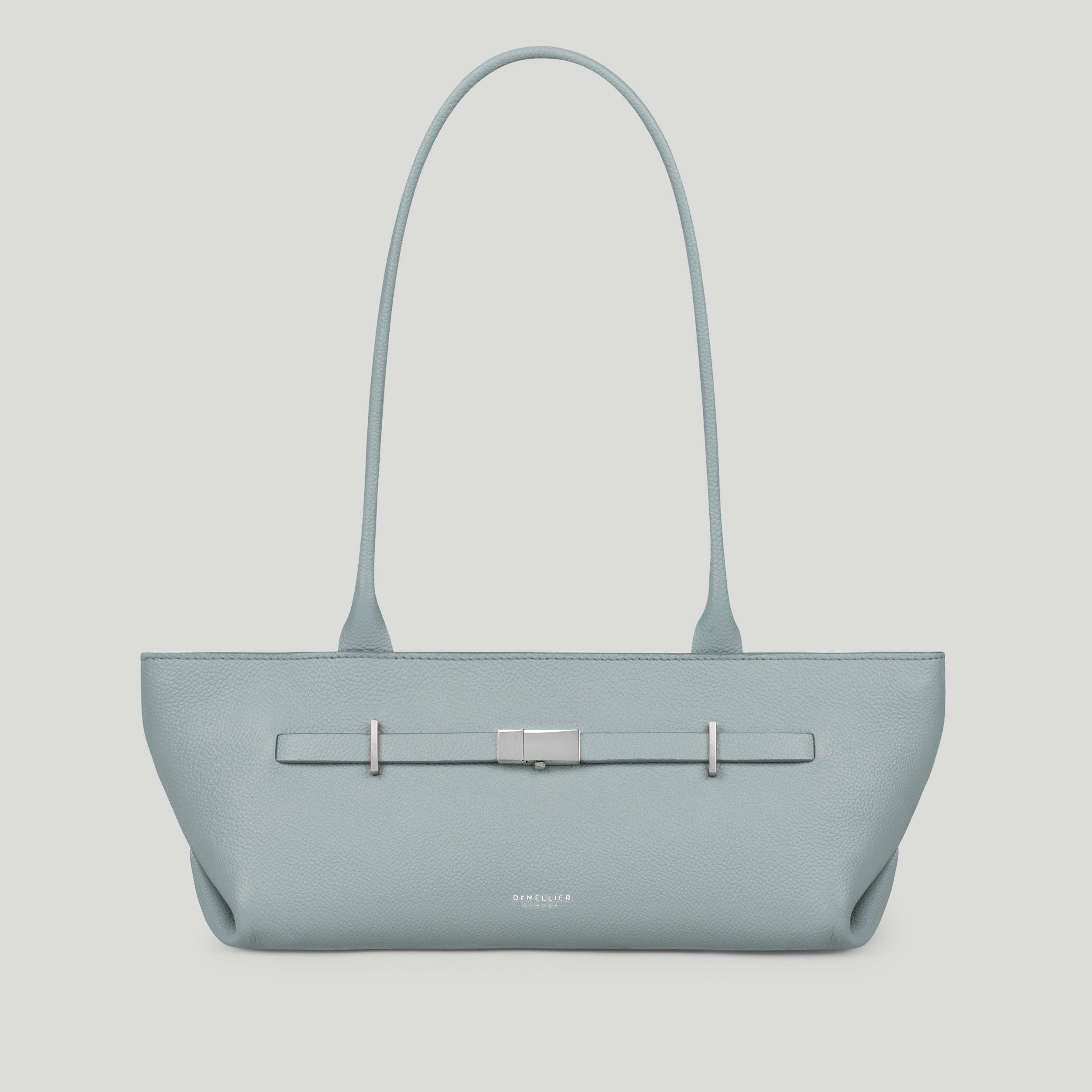 The New York Shoulder | Pacific Blue Small Grain | Demellier