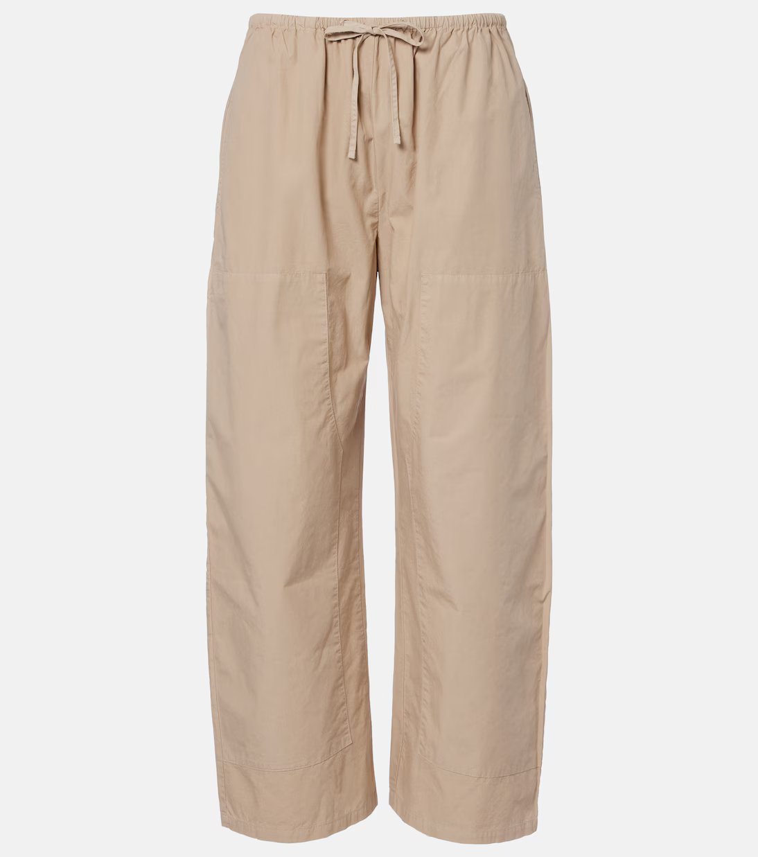 A pair of beige Leset cargo trousers