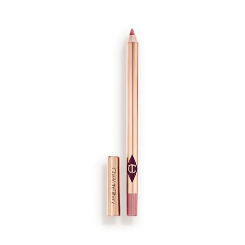 Charlotte Tilbury Lip Cheat Lip Liner Pencil - Gives Lips a Fuller-Looking, Defined Pout - Enriched With Jojoba Oil & Hyaluronic Acid - Waterproof, Smudge-Proof & Transfer-Proof - Pillow Talk