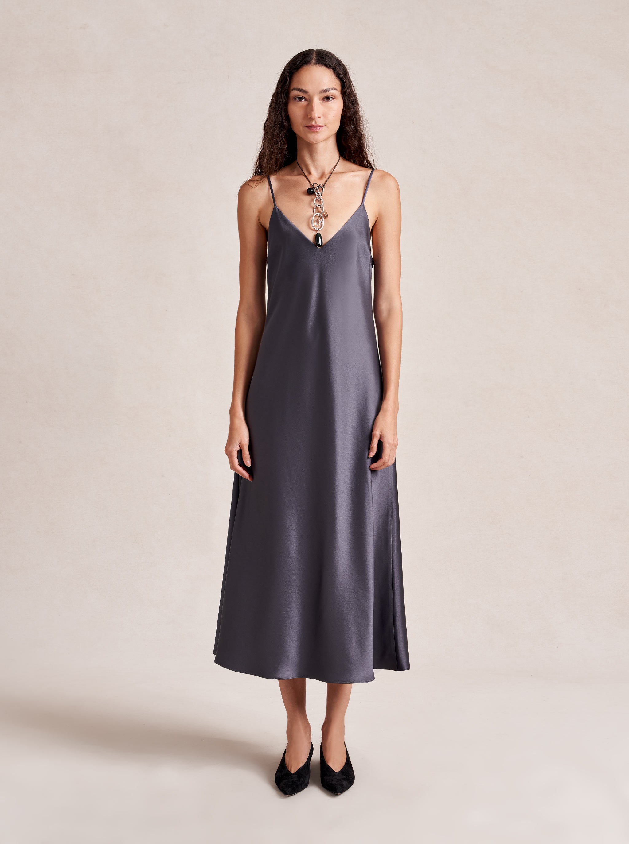 Maisie Dress Xxs in Grey