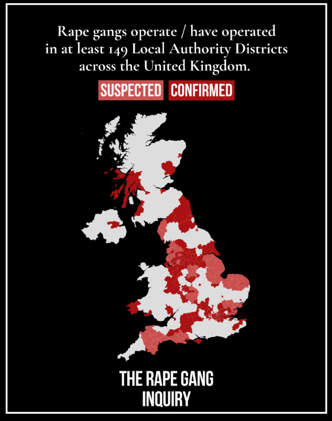 An excerpt from Rupert Lowe's rape gangs report, published June 16, 2026