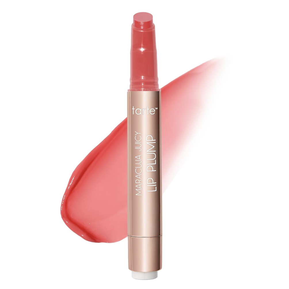 Tarte Maracuja Juicy Lip Plump &ndash; Hydrating & Volumizing Lip Plumper Gloss Balm With Nourishing Hyaluronic Acid, Plumps & Moisturizes, Vegan & Cruelty-Free, Full Size, Poppy