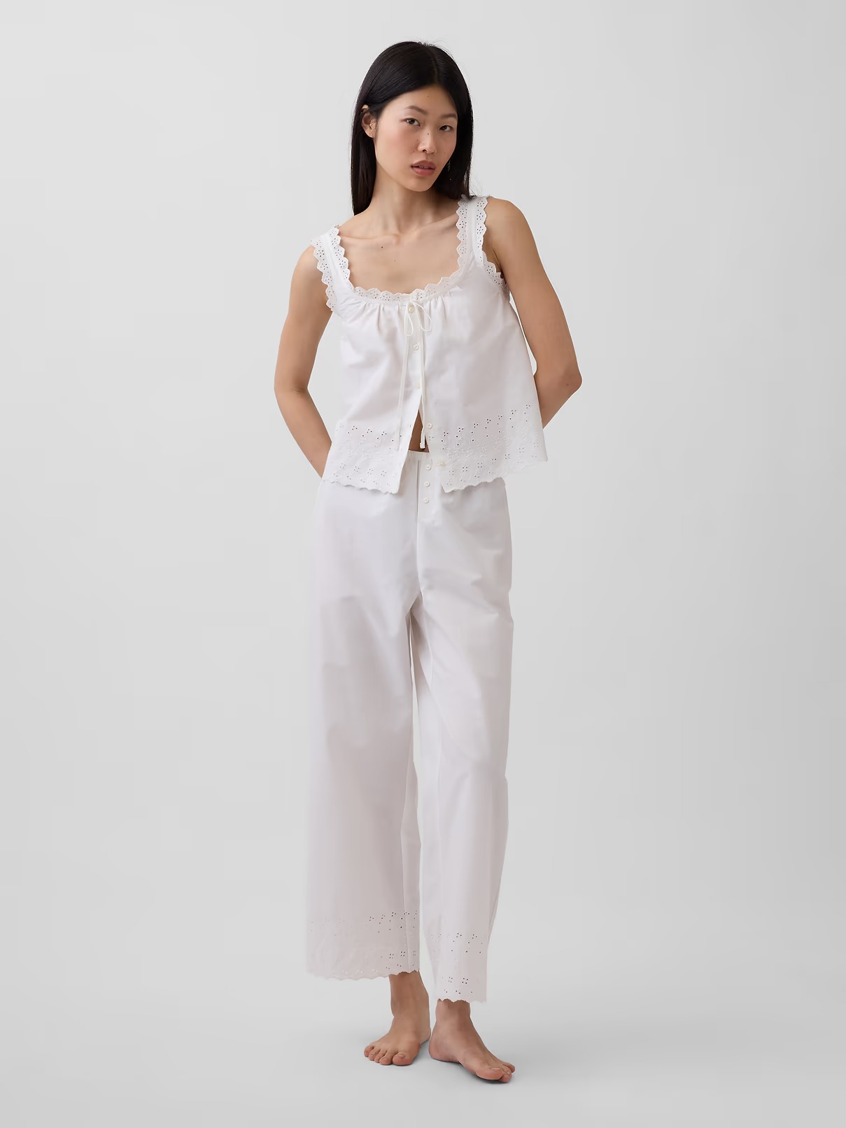 Gap, Embroidered Pj Pants