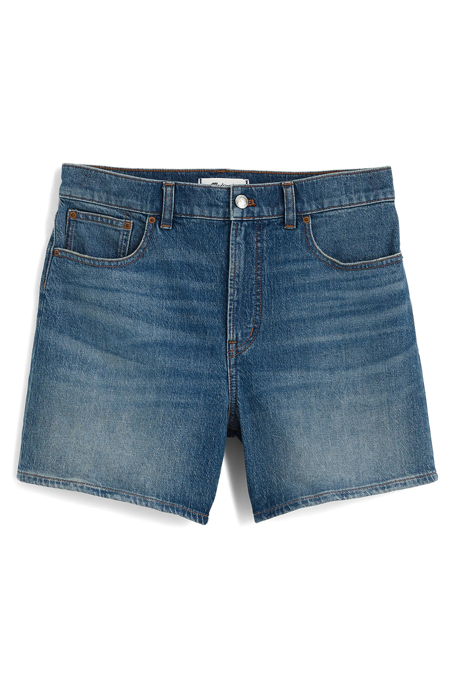 Madewell, The Perfect Vintage High Waist Mid Length Denim Shorts