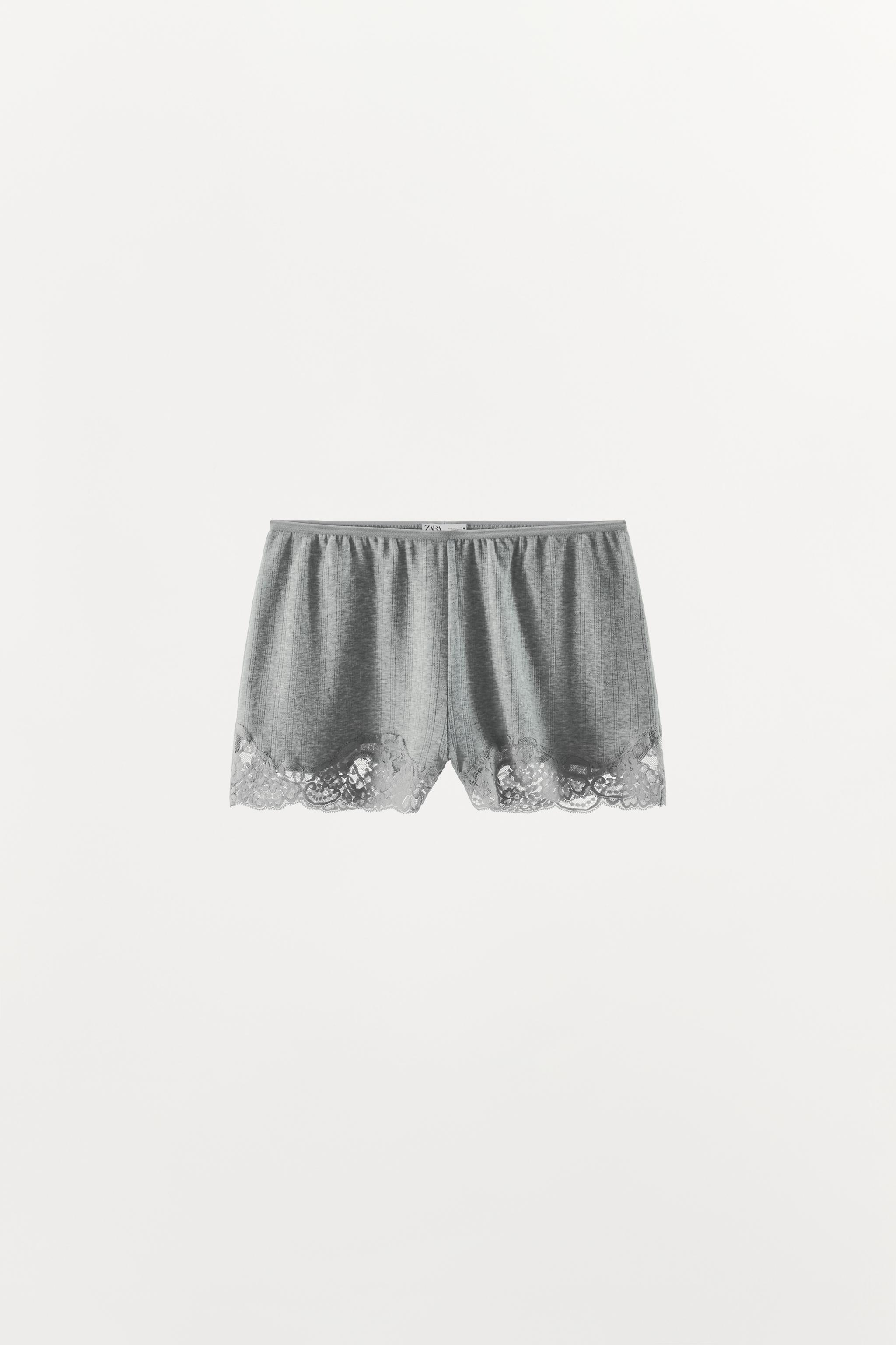 Pointelle Lace Shorts