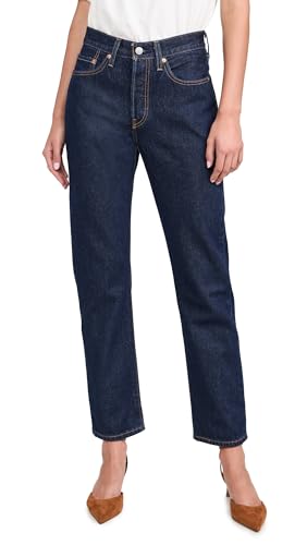 Levi's Women's Premium 501 Original Fit Jeans, Deep Breath-Dark Indigo, 25