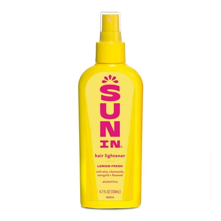 Sun in Hair Lightener Shine Enhancing Spray, Lemon, Unisex, 4.7 Oz