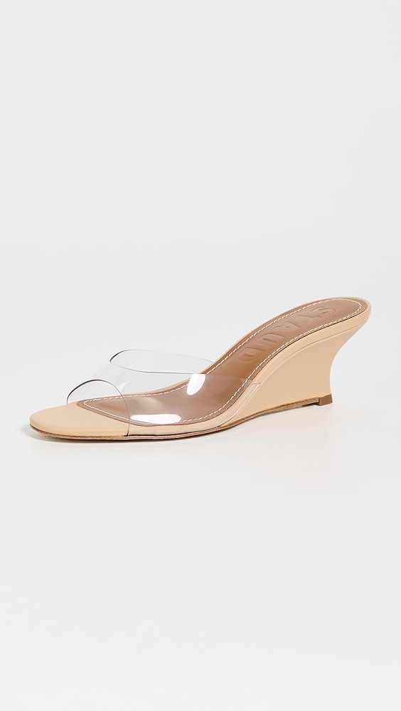 Brigitte Wedge Sandals - Porcini