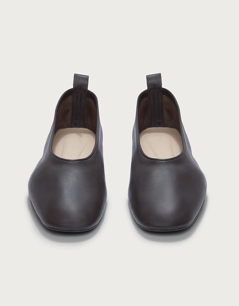 The White Company, Leather High Vamp Ballet Shoes