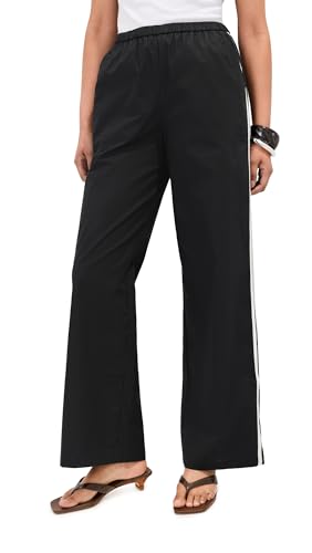 Le Bop Women's Coley Poplin Pants, Black, Xs