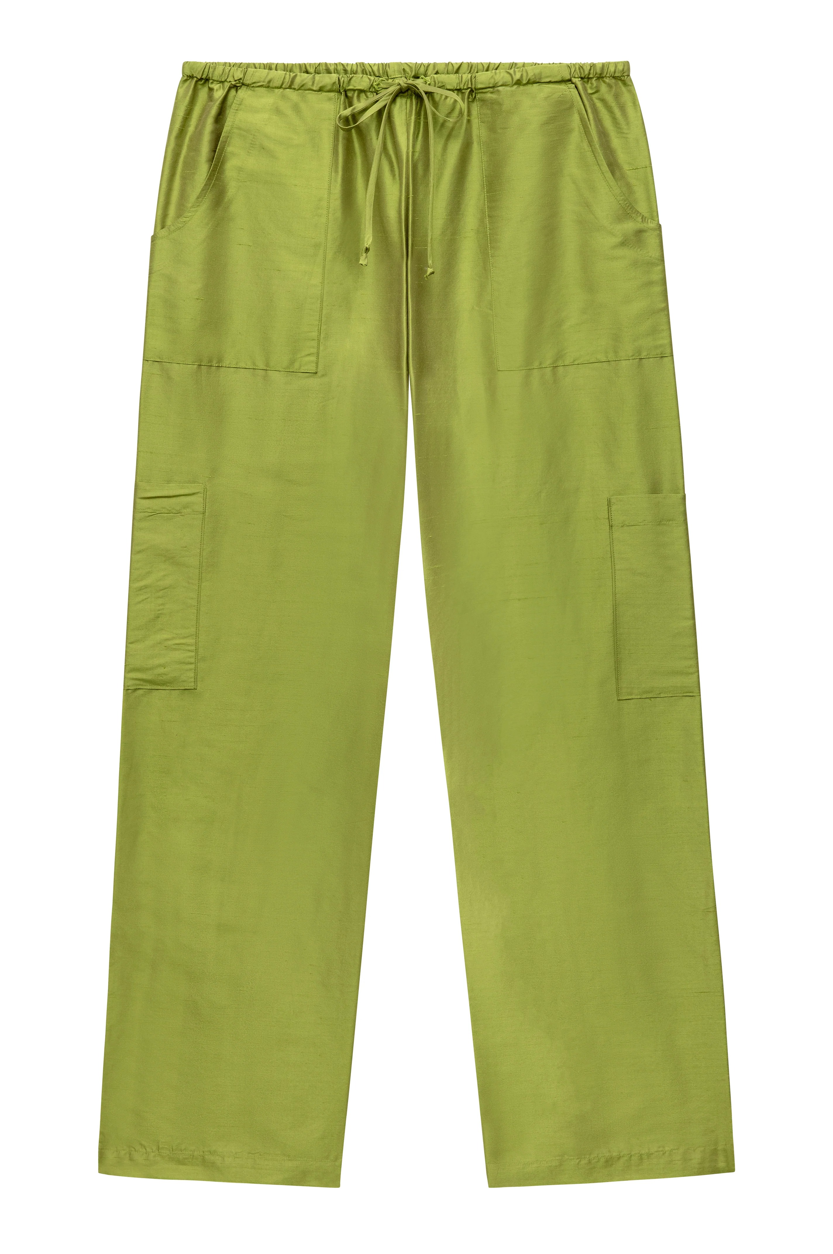 The Silk Taffeta Cargo Pant