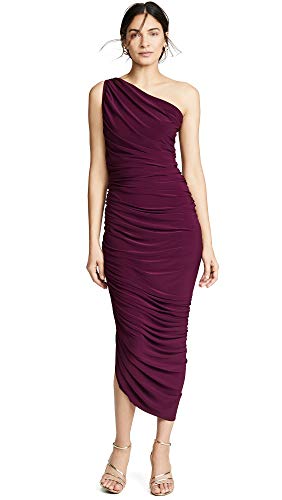 Norma Kamali Women's Diana Gown, Plum, Purple, S