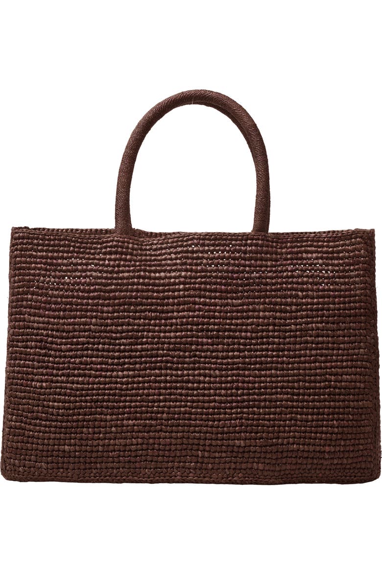 Small Woven Raffia Tote