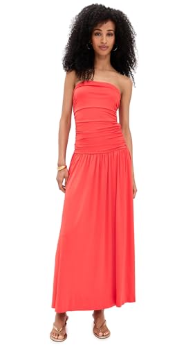Nia Women's Santal Dress, Coral, M