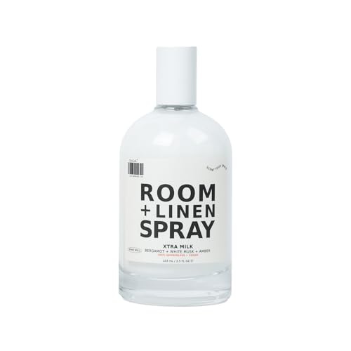 Dedcool Room + Linen Spray in Xtra Milk | Natural Fabric & Linen Spray | Non-Toxic, Essential Oil Infused | Freshens Home, Bedding, Couch, Closet & Bath | 3 Fl Oz