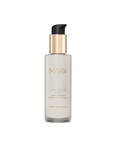 Mara Pearl Peptide Glaze &ndash; 3-In-1 Essence Toner Serum With Marine Collagen Peptides, Beta-Glucan & Pearl Powder &ndash; Hydrating Prep Treatment to Plump, Smooth & Reduce Redness (3.38 Oz / 100 Ml)