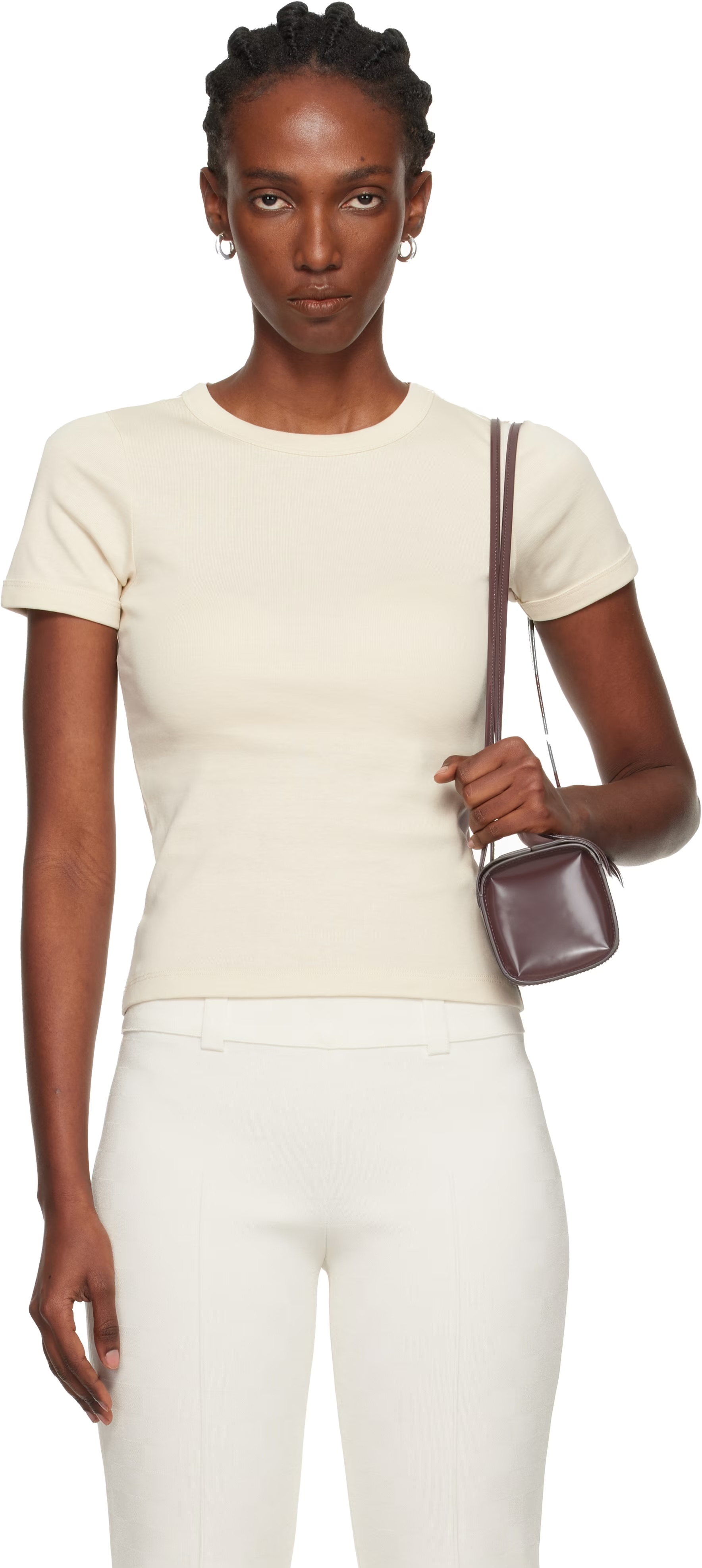 FLORE FLORE, Off-White Car T-Shirt