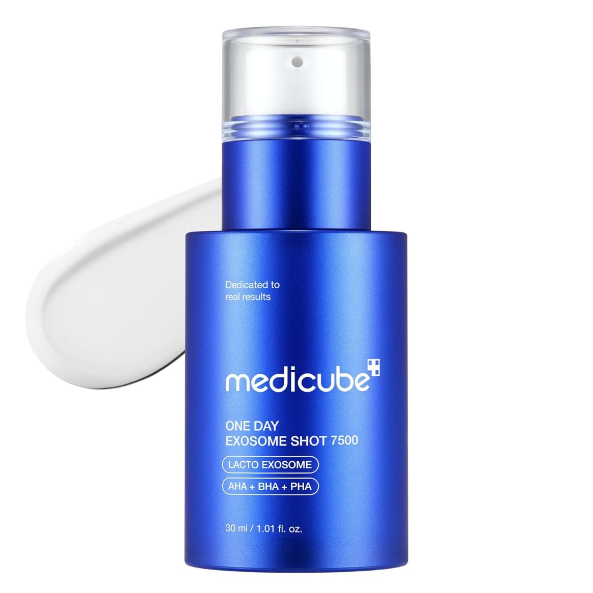 Medicube Exosome Shot Zero 7,500 Ppm Spicule Facial Serum | Liquid Skin Booster Serum | Exosome, Aha+bha+pha | Pore Care, Dead Skin Cells, Skin Texture | Korean Skincare, 1.01 Fl.oz